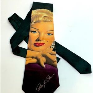 Vintage Ralph Marlin Signature Marilyn Monroe Tie